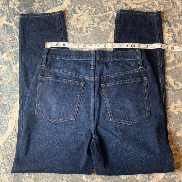 Women's J.Crew Vintage Straight Dark Blue Jeans - Picture 5 of 6